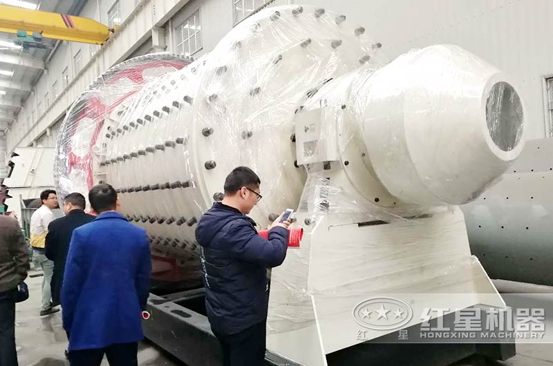 用戶參觀紅星1米5球磨機